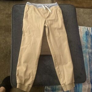 Tan boys khaki pants. Size 8. Worn once